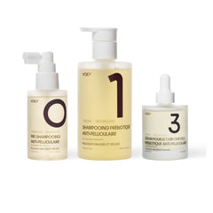VOEY Anti-Dandruff Pre-Wash, Shampoo and Scalp Serum set